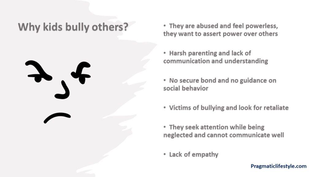 Why kids bully others